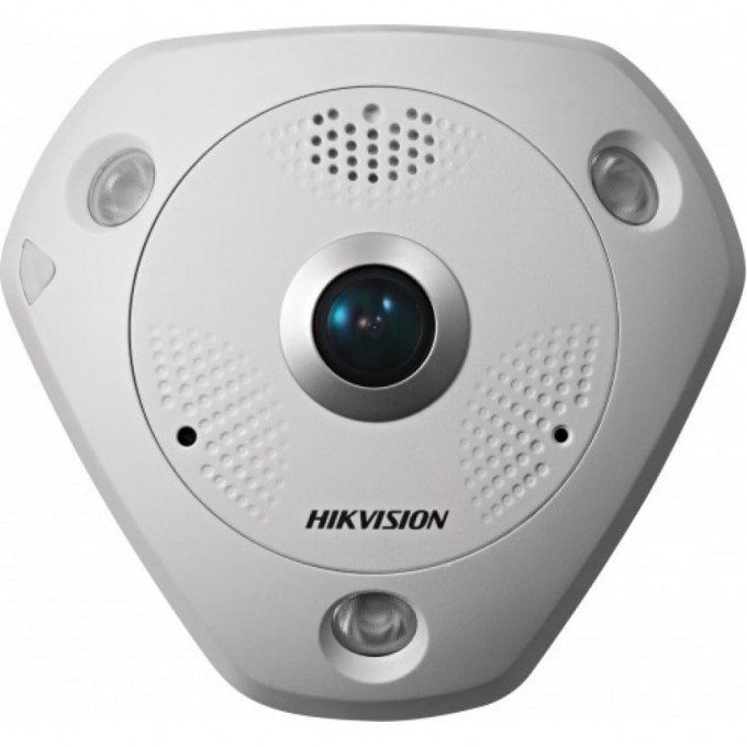 6Мп fisheye IP-камера с ИК-подсветкой до 15м HIKVISION DS-2CD6365G0-IS(B)