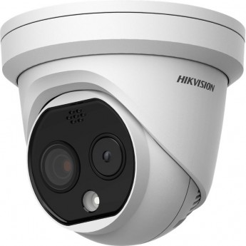 Тепловизионная купольная IP-камера HIKVISION DS-2TD1217B-6/PA